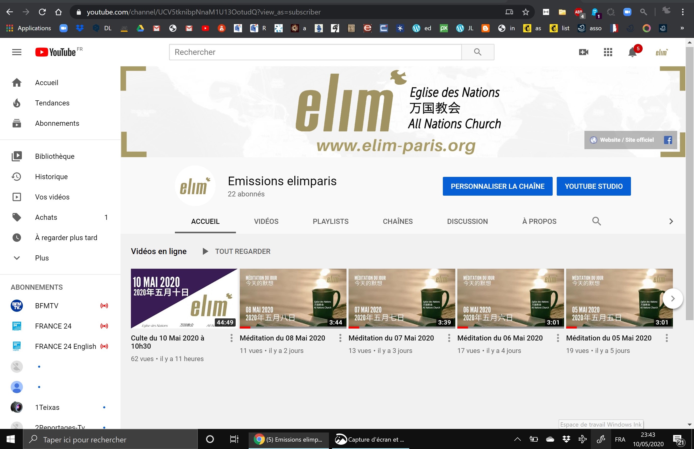 ElimParis youtube